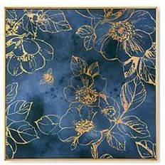 Art for the Home For The Home Golden Blooms Framed Canvas Framed Art