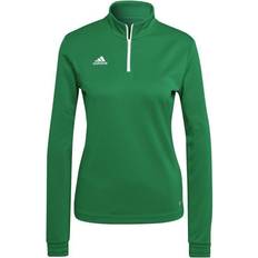 adidas Entrada 22 Træningstrøje Med Halv Lynlås Dame - Kobolt Blå