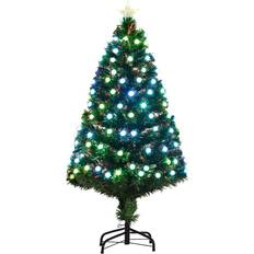 Christmas Trees Homcom Prelit Artificial Green Christmas Tree 120cm