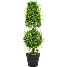 vidaXL Kunstig buksbom med krukke 100 cm grøn Kunstig plante