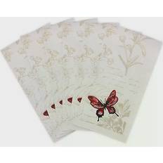 Multi Coloured Cloth Napkins Botanical Butterfly 6-pack Cloth Napkin (50.8x50.8cm)