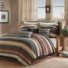 Stripes Bedspreads Madison Park Yosemite Bedspread Brown (228.6x172.72cm)