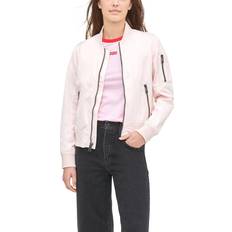 Bomber Jackets - Pink Levi's Women's Zip-Detail Bomber Jacket - Peach Blush