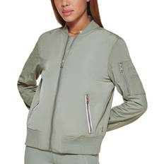 Levi's Women's Zip-Detail Bomber Jacket - Sea Green