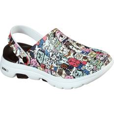 Skechers Damen Pantoletten Skechers Go Walk 5 Foamies Dog Lover