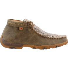 Laced - Women Chukka Boots Twisted X Chukka Driving Moc - Bomber/Nude Print