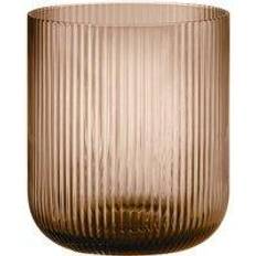 Hurricane lamp Blomus Ven Medium Hurricane Lamp Glass In Coffee Coffee Lysestage