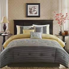 Textiles Madison Park Serene Bedspread Yellow (228.6x228.6cm)