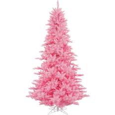 Pink Decorative Items Vickerman 3 Ft. Pink Fir Tree Christmas Tree