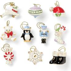 Porcelain Decorative Items Lenox Christmas Memories Christmas Tree Ornament 3.2" 10pcs