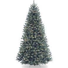 National Tree Company 7 ft. North Valley Spruce Blue Hinged Christmas Tree 84"