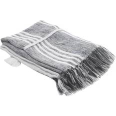 LR Home Textured Blankets Grey, White (152.4x127cm)