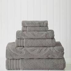 Square Bath Towels Modern Threads Medallion Swirl Bath Towel Silver (137.16x137.16cm)