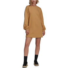 Adidas Vestiti Adidas Balloon Sleeve Sweatshirt Dress - Golden Beige