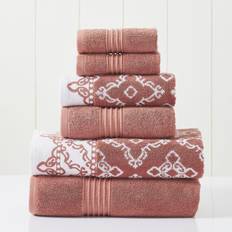 Modern Threads Yarn Dyed Bath Towel Red (137.16x68.58cm)