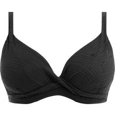 Nylon Hauts de bikini fantasia Ottawa Plunge Bikini Top - Black