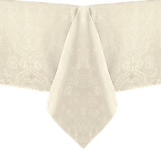 Elrene Caiden Elegance Damask Tablecloth Beige (213.36x152.4cm)