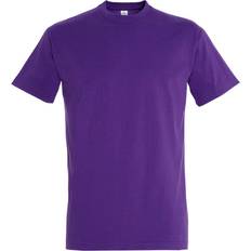 Sol's Imperial Heavyweight Short Sleeve T-shirt - Dark Purple