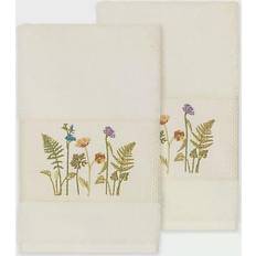 Towels on sale Linum Home Textiles Serenity Wildflower Guest Towel Beige (76.2x40.64)