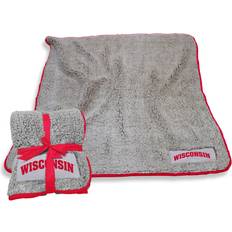 Logo Brands Wisconsin Badgers Frosty Fleece Throw Blanket