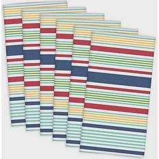 Multicolored Cloth Napkins Design Imports Basic Striped Napkins Cloth Napkin Multicolor (50.8x50.8)