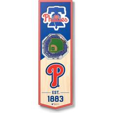 YouTheFan Philadelphia Phillies 3D Stadium View Banner