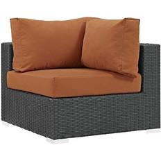 Synthetic Rattan Modular Sofa modway Sojourn Corner Modular Sofa