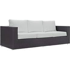 Synthetic Rattan Outdoor Sofas modway Convene Outdoor Sofa