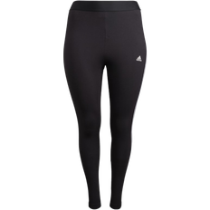 3XL - Women Tights Adidas Women's Essentials 3-Stripes Leggings Plus Size - Black/White