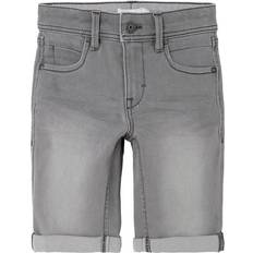 Name It Sofus Slim Fit Long Denim Shorts - Medium Grey Denim (13150022)