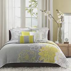 Textiles Madison Park Lola Bedspread Yellow (228.6x228.6cm)