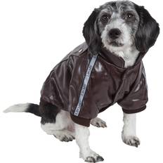 Petlife Wuff-Rider Fashion Suede Stitched Dog Jacket S