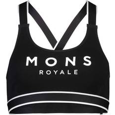 Mons Royale Stella X-Back Bra - Black