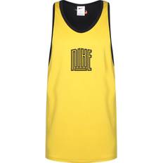 Nike Dri-FIT Basketball Jersey Men - Vivid Sulphur/Black/Black/Rush Orange