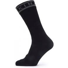 Donna - Impermeabile Intimo Sealskinz Waterproof Warm Weather Mid Length Sock - Black/Grey