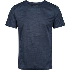 Blue - Hiking T-shirts Regatta Fingal Edition Marl T-shirt Men - Moonlight Denim