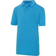 AWDis Kid's Just Cool Sports Polo Plain Shirt - Sapphire (UTRW696)