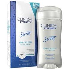 Deodorants Secret Clinical Strength Clear Gel Completely Clean Deo Stick 2.6oz