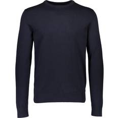 Stickad hoodie Lindbergh O-Neck Knit Tröja - Blå