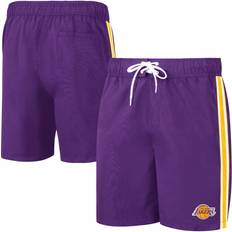 Gold - Men Swimming Trunks G-III Sports by Carl Banks Men's Los Angeles Lakers Sand Beach Volley Swim Shorts