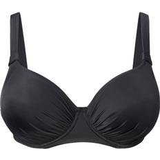 Wiki Full Cup Bikini Top With Wire - Black