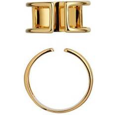 Stine A Ringe Stine A Stine A. Plain Open Forgyldt Ring 4032-02-52