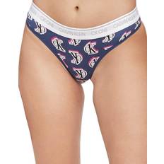 Panties Calvin Klein CK One Cotton Thong - Seashore Blue