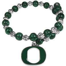 NCAA Oregon Ducks Memory Wire Snowflake Bracelet