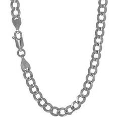 HSN.com Curb Link Necklace - Silver