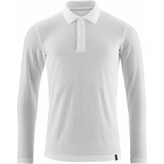 Mascot Polo-Shirt Langarm Crossover - Weiß