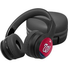 Strategic Printing Washington Nationals Stripe Design Wireless Bluetooth Headphones With Case