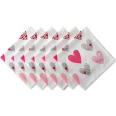 Design Imports CAMZ37699 Hearts Collage Print Napkin Set of 6