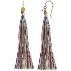 Tassel øreringe Stine A. Tassel Multicolor Forgyldt Ørering