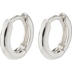 Pilgrim Tyra Chunky Mini Huggie Hoop Earrings - Silver